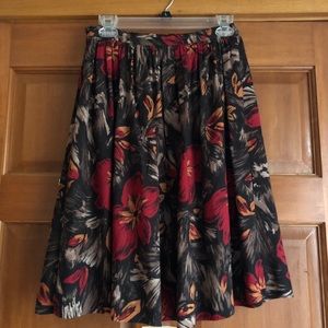 Vintage floral skirt
